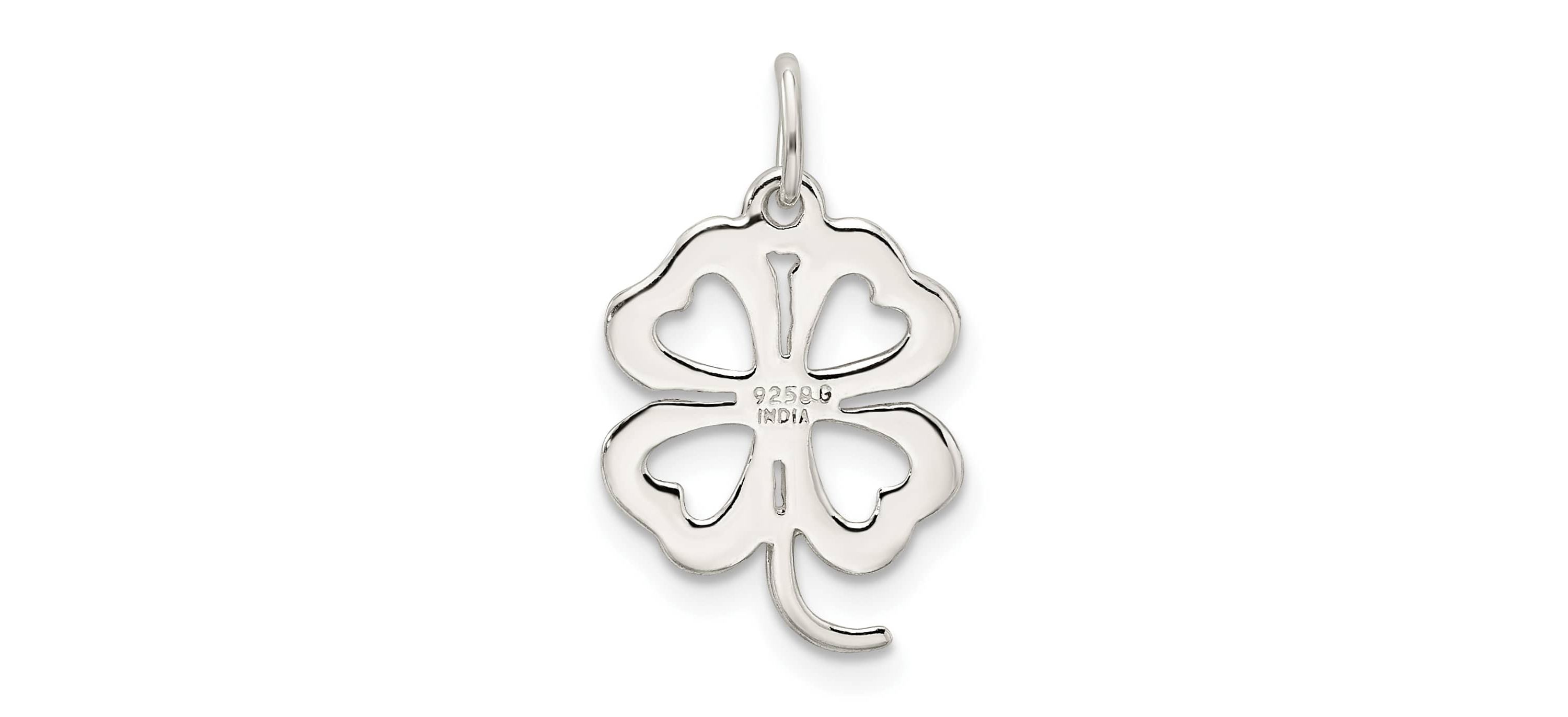 Sterling Silver 4-leaf Clover Charm