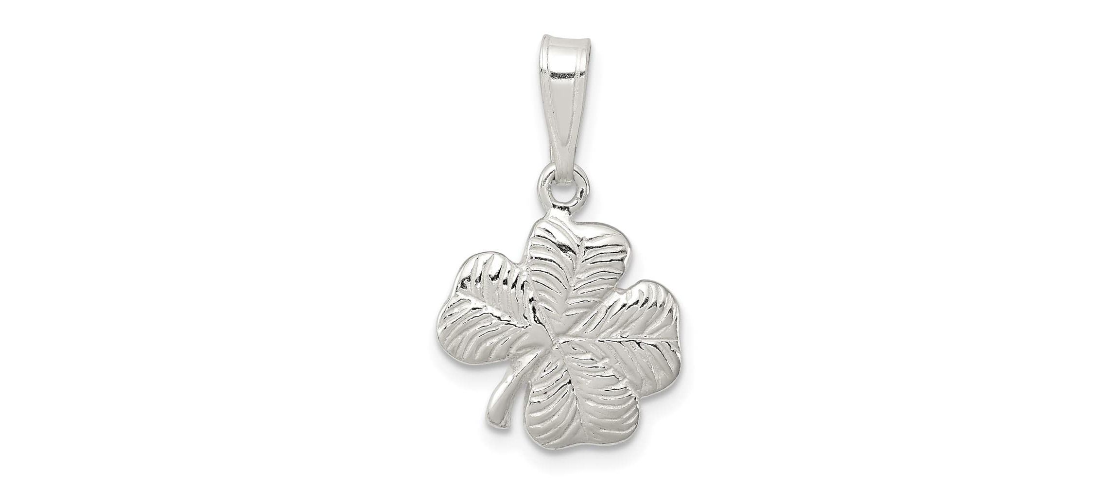 Sterling Silver 4-leaf Clover Charm