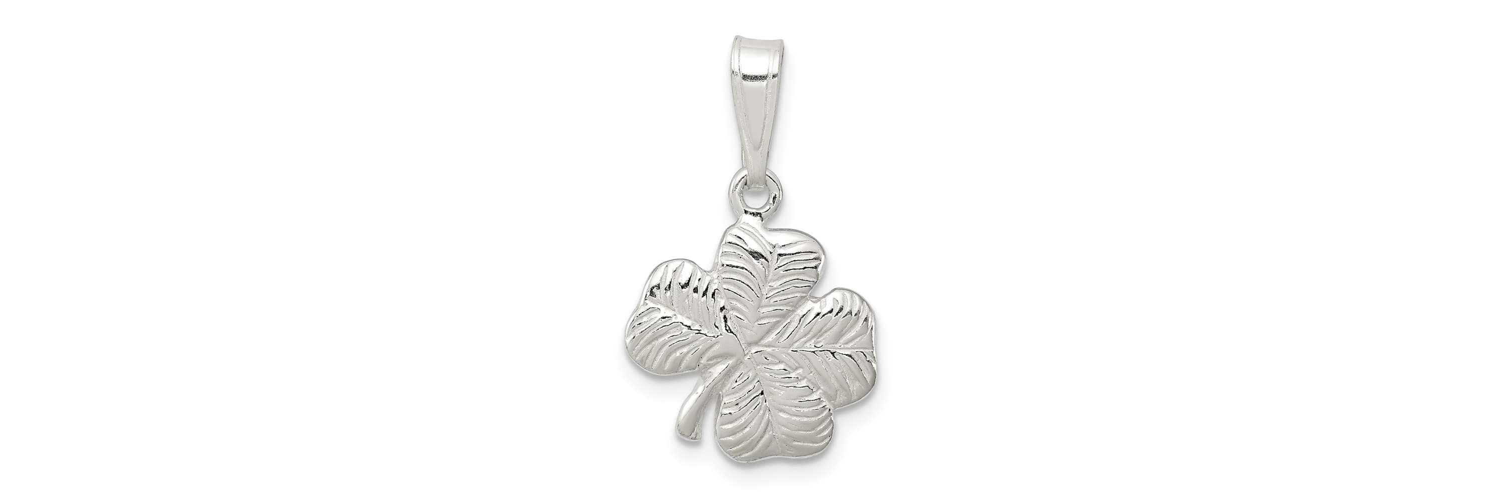 Sterling Silver 4-leaf Clover Charm