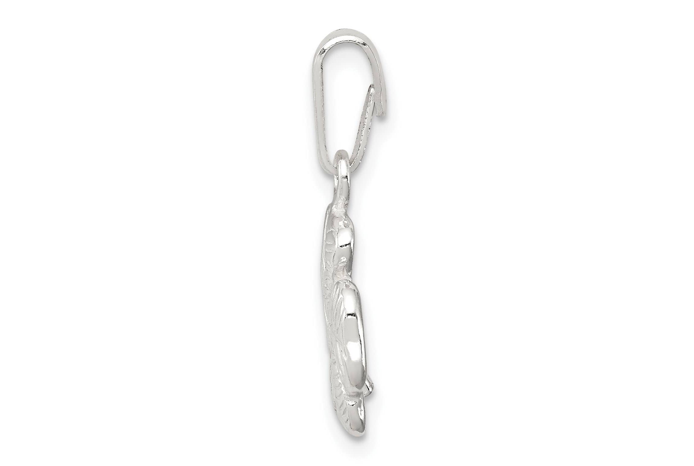 Sterling Silver 4-leaf Clover Charm