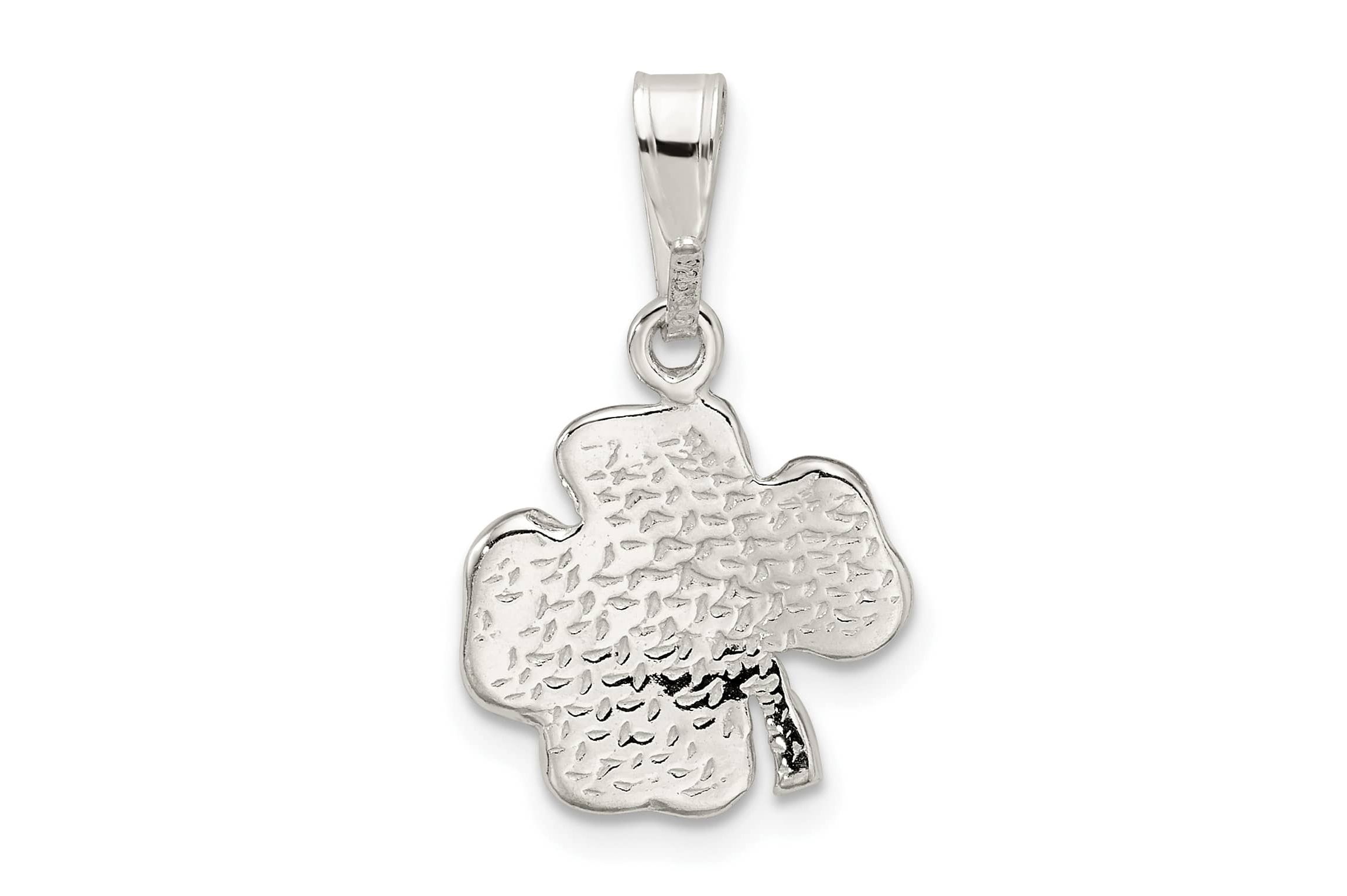 Sterling Silver 4-leaf Clover Charm