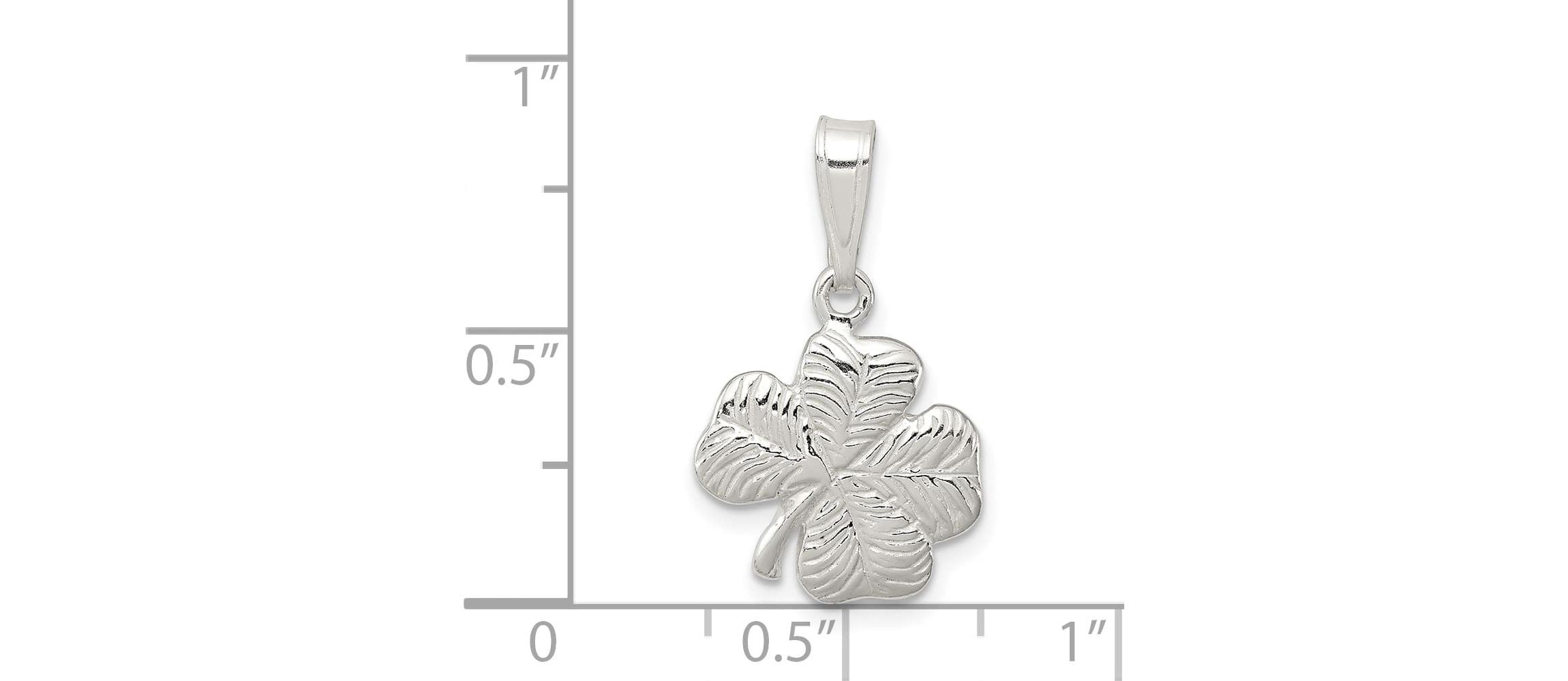 Sterling Silver 4-leaf Clover Charm