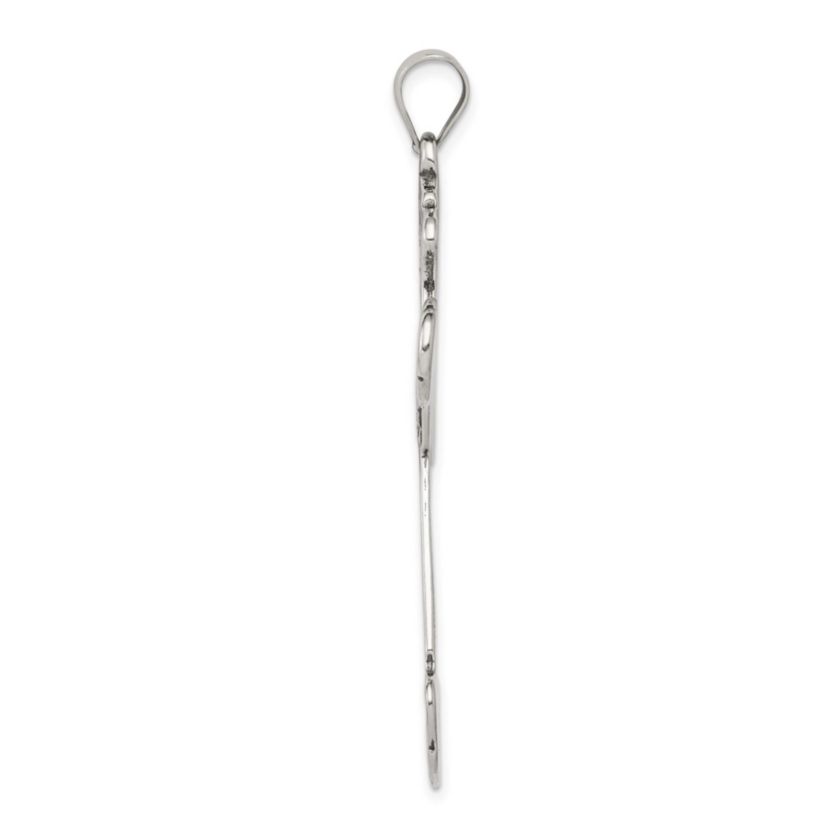 Sterling Silver Antiqued Cross Pendant