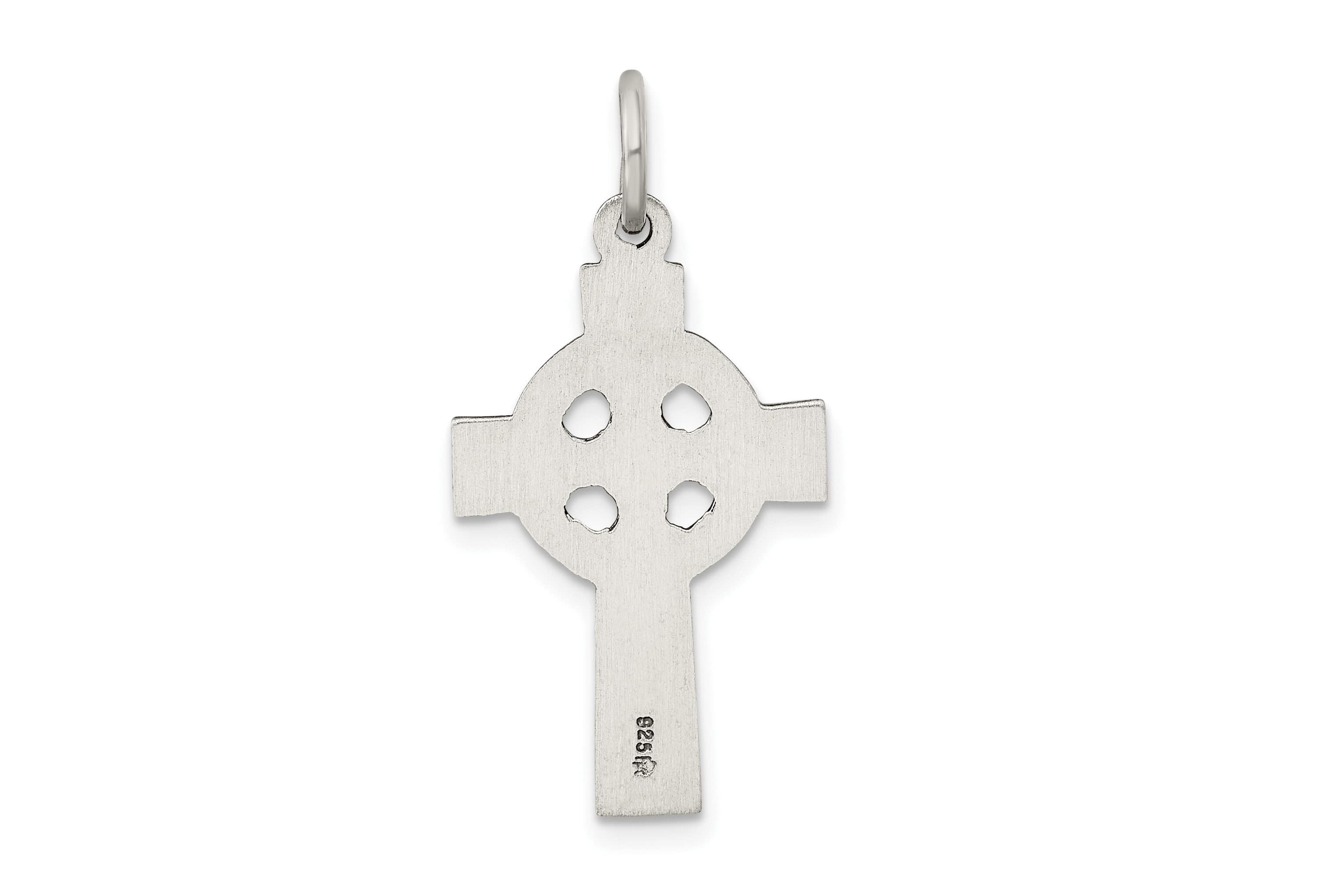 Sterling Silver Antiqued Celtic Cross Charm