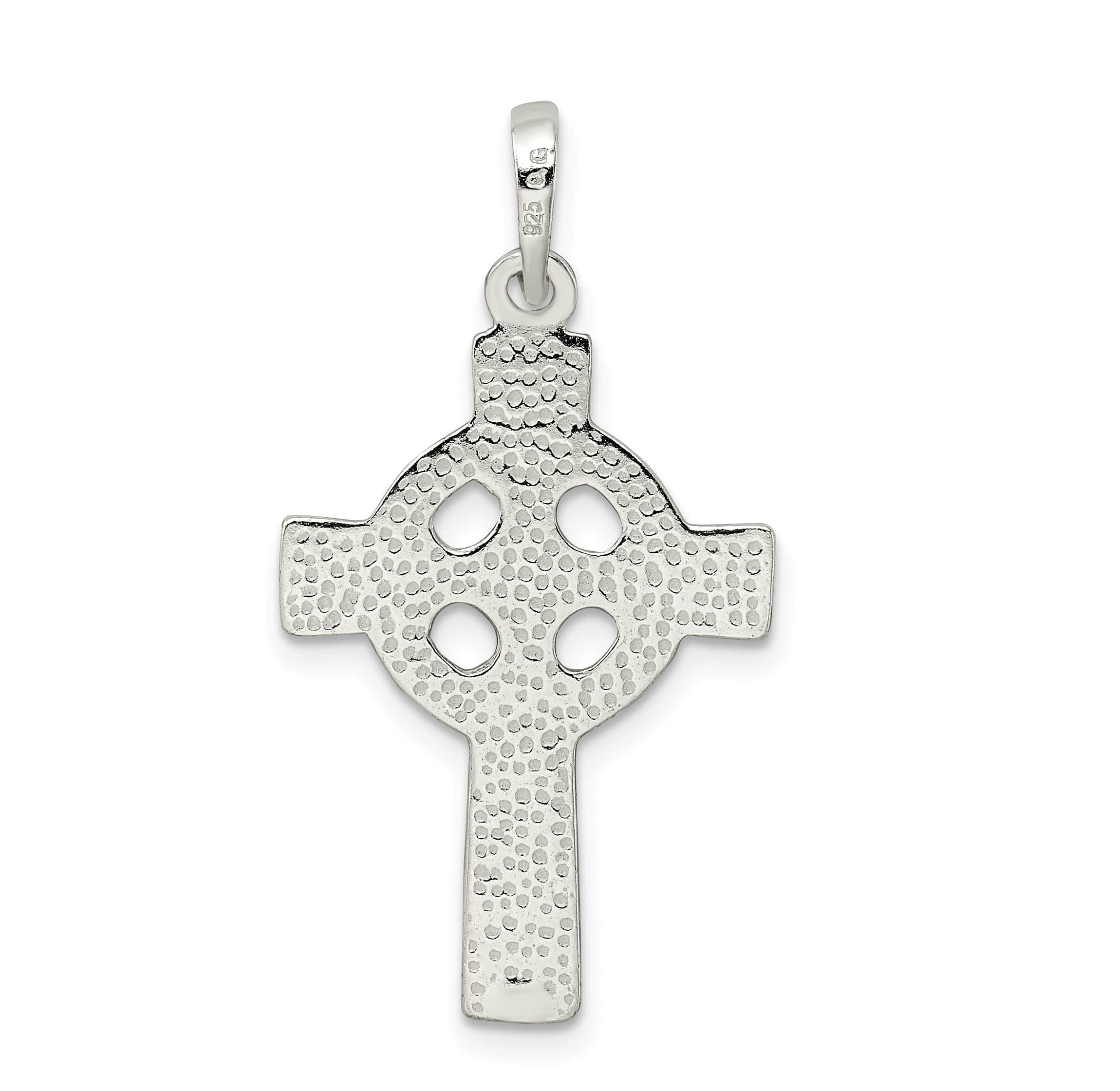 Sterling Silver Polished Cross Pendant