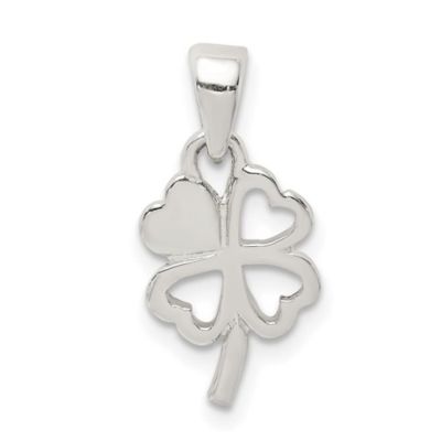 Belk & Co Sterling Silver Polished Clover Pendant
