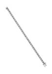 1/8 ct. t.w. Diamond Bracelet in Rhodium Plated Sterling Silver