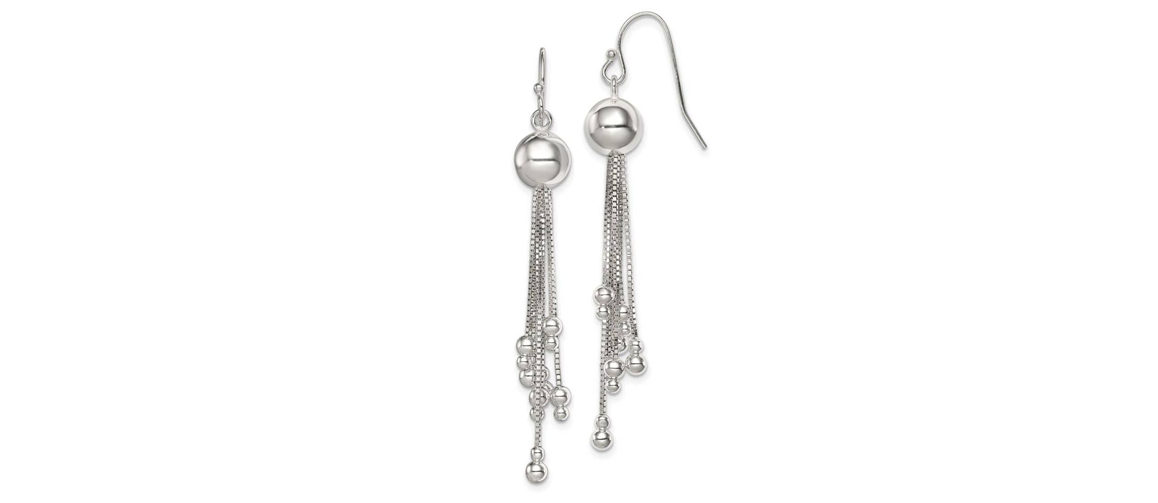 Sterling Silver Shepherd Hook Earrings