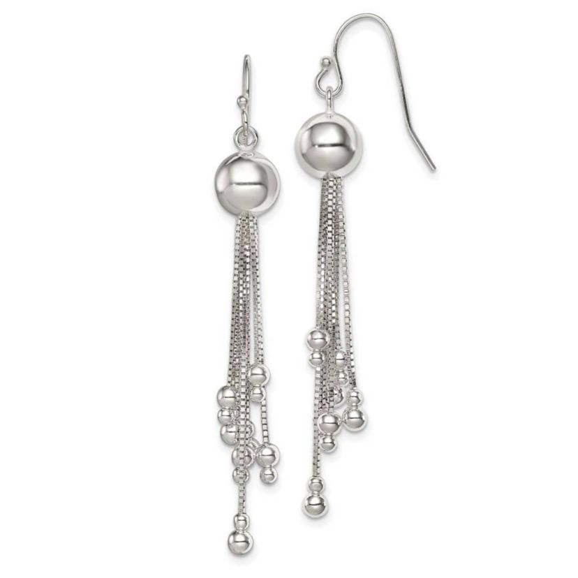 Sterling Silver Shepherd Hook Earrings