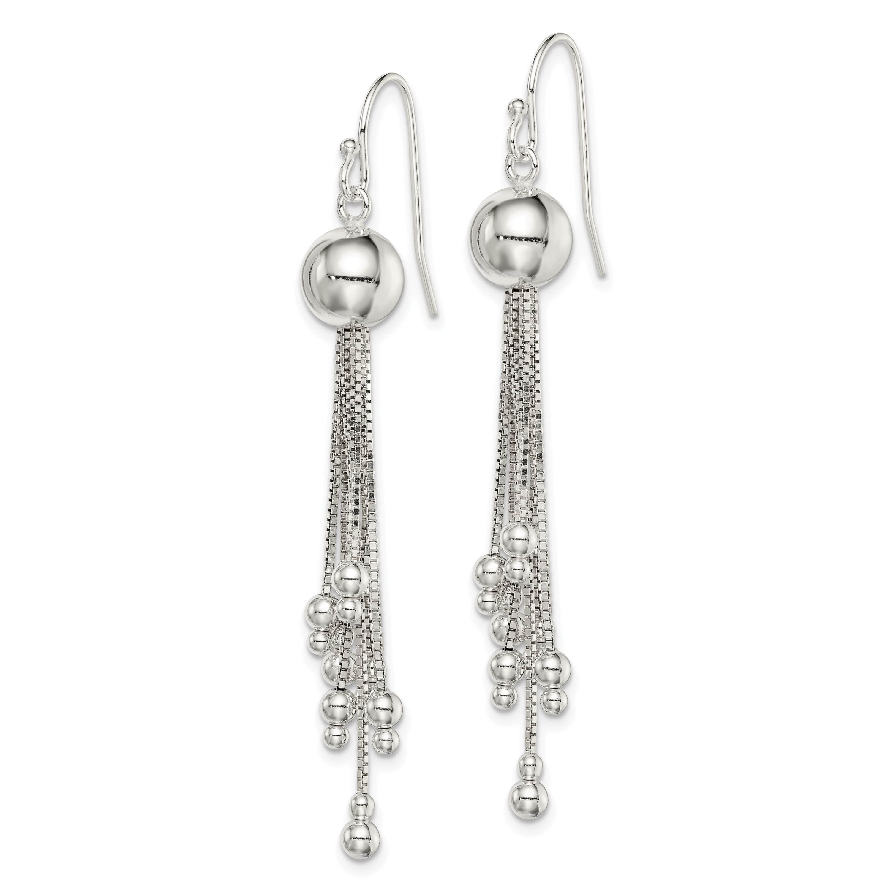Sterling Silver Shepherd Hook Earrings