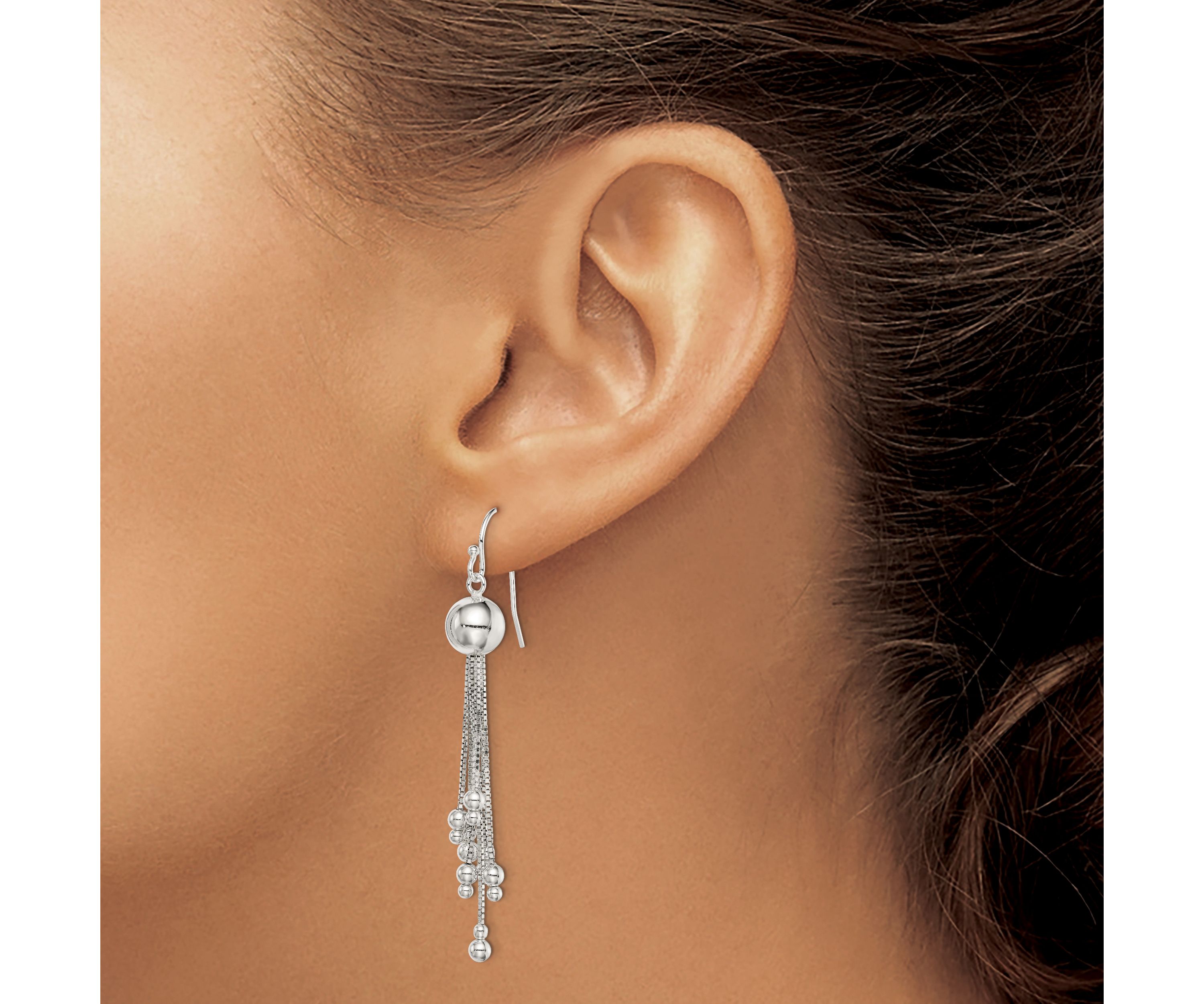 Sterling Silver Shepherd Hook Earrings