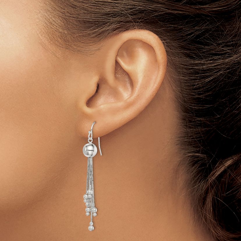 Sterling Silver Shepherd Hook Earrings