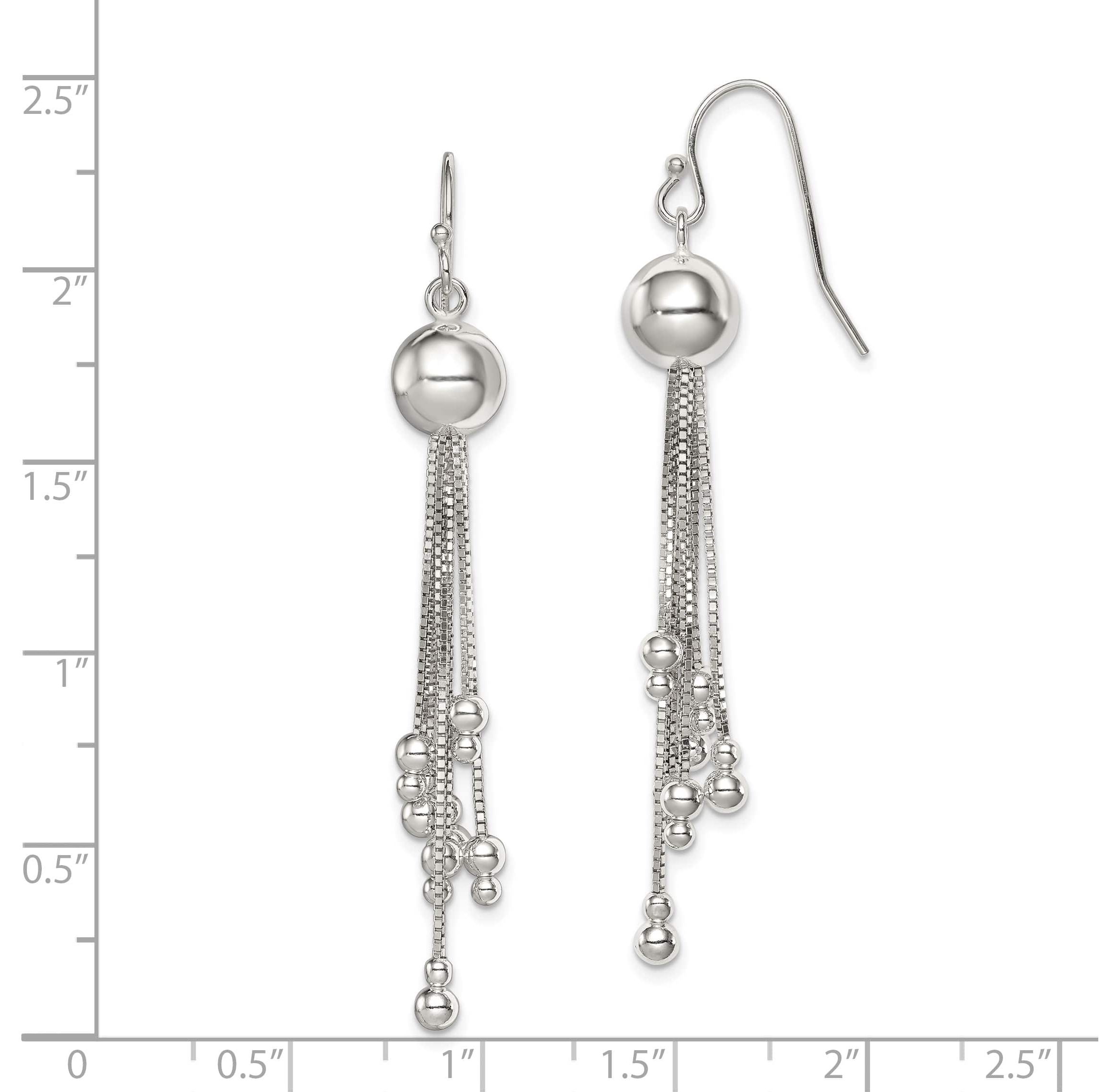 Sterling Silver Shepherd Hook Earrings