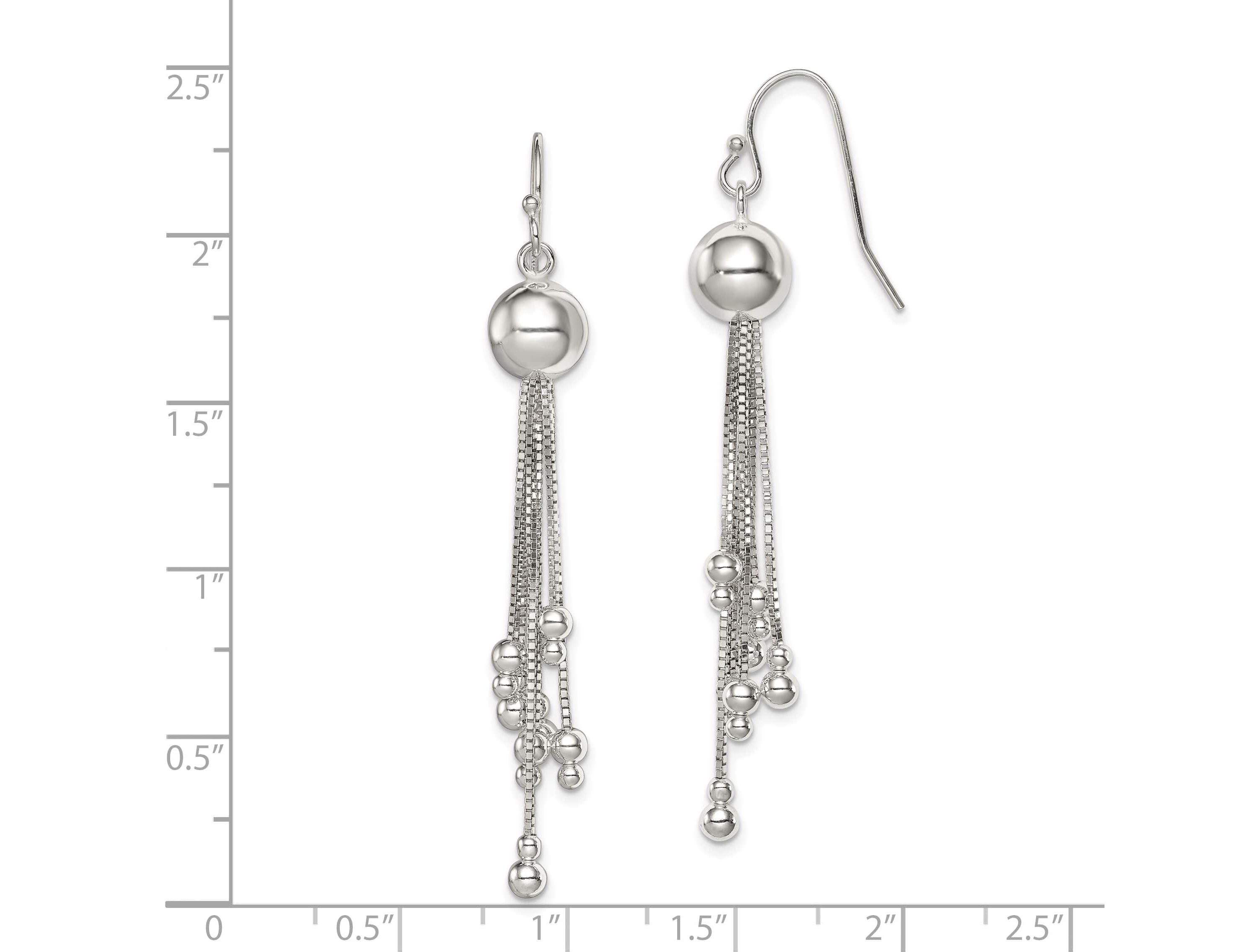 Sterling Silver Shepherd Hook Earrings