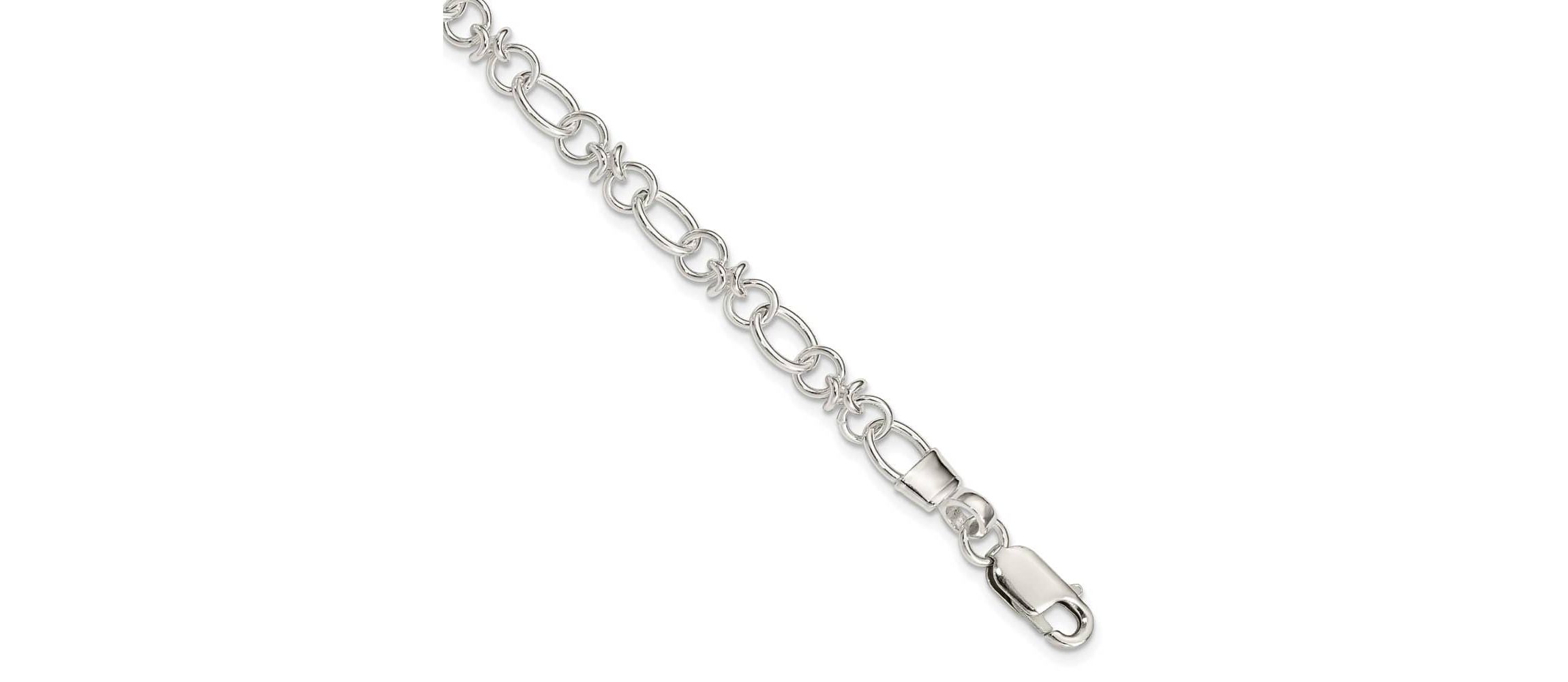 Sterling Silver Fancy Bracelet