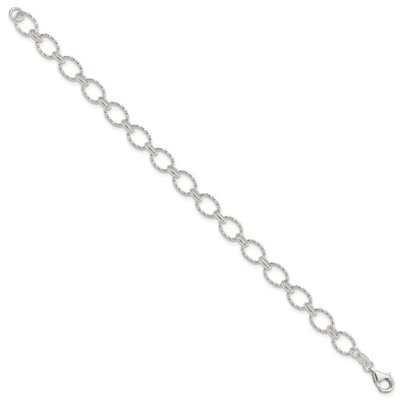 Sterling Silver Fancy Bracelet