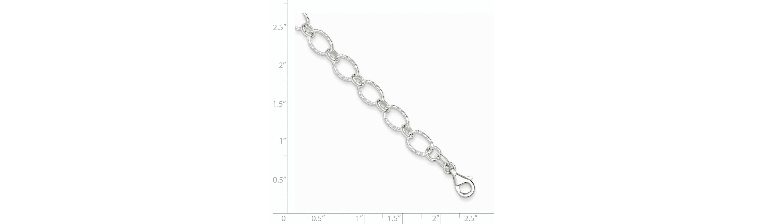 Sterling Silver Fancy Bracelet