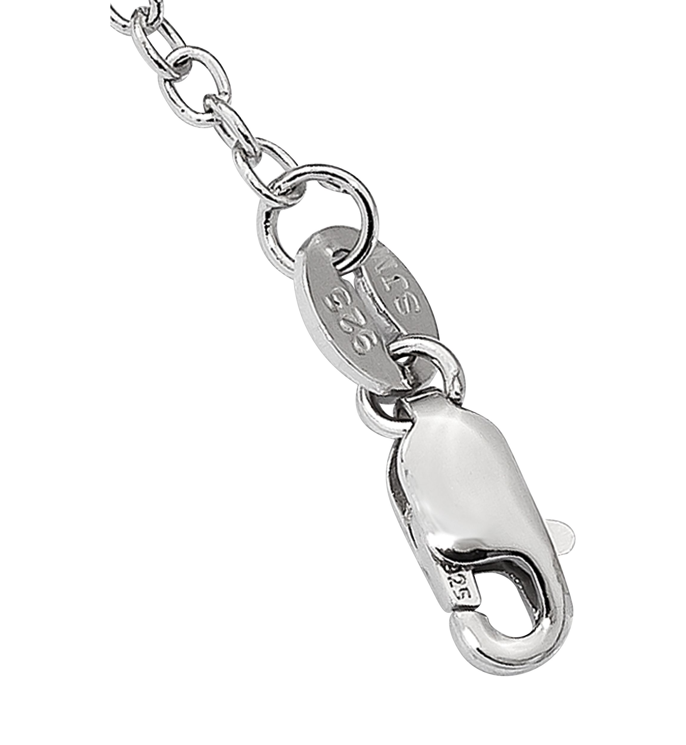 1.13 ct. t.w. Amethyst, 3/4 ct. t.w. White Topaz and 1/10 ct. t.w. Diamond 17-Inch Necklace in Sterling Silver and 14K Gold Accent
