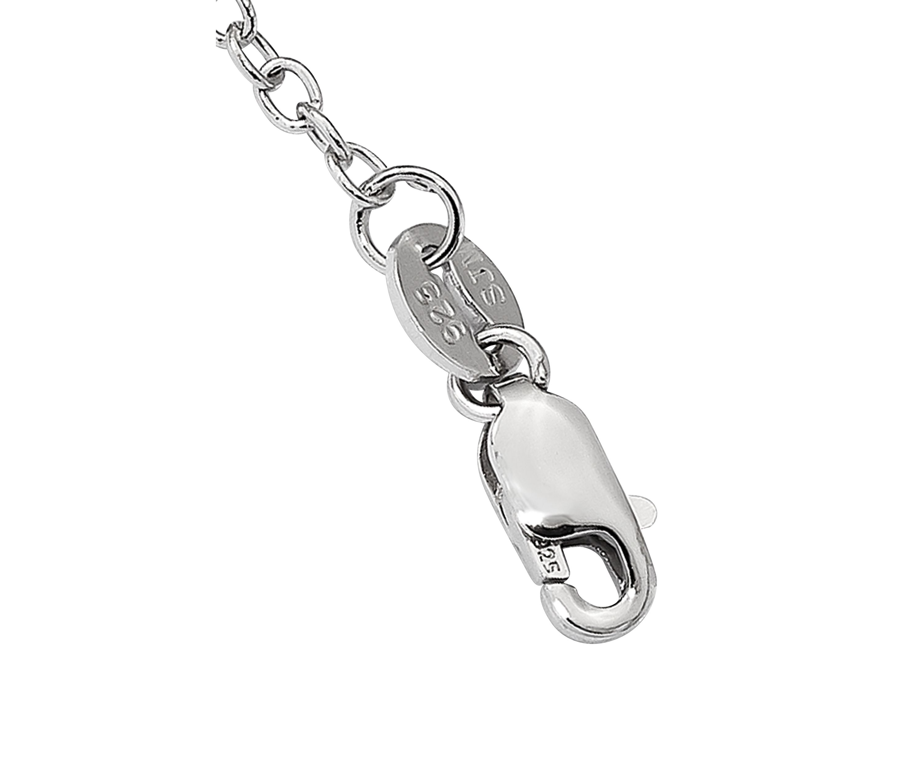 1.91 ct. t.w. Green Quartz and 1/10 ct. t.w. Diamond 17-Inch Necklace in Sterling Silver and 14K Gold Accent