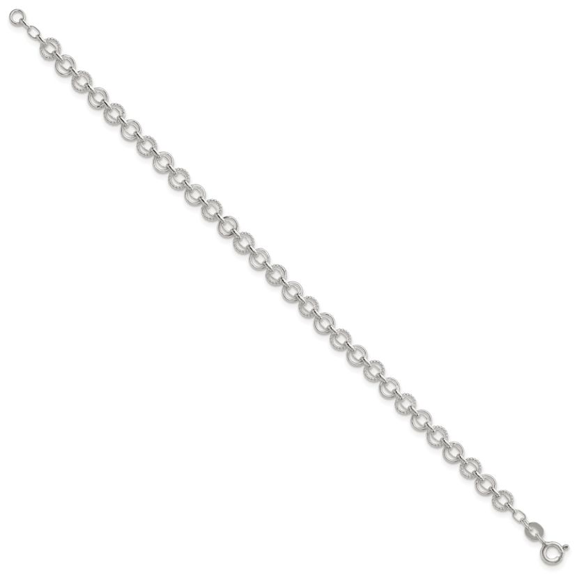 Sterling Silver 5mm Fancy Bracelet