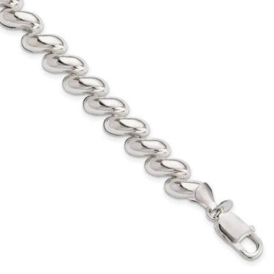 Belk & Co Sterling Silver Fancy Polished San Marco Bracelet