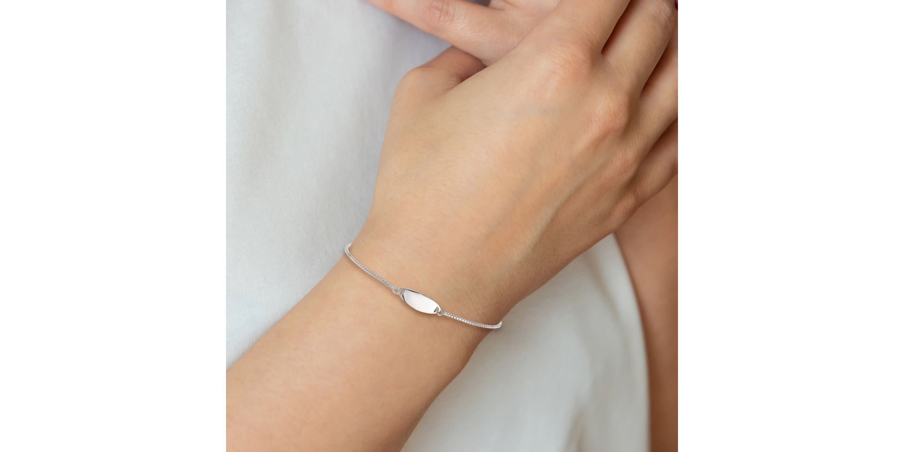 Sterling Silver Polished Bar Adjustable Bracelet