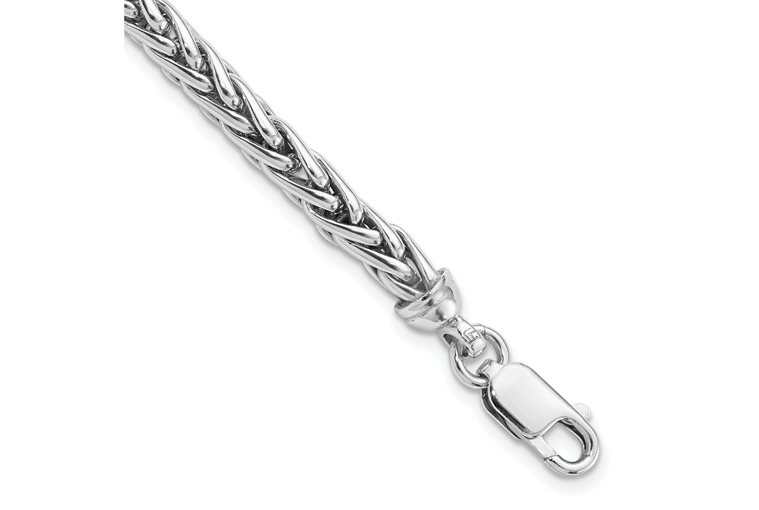 Sterling Silver Rhodium-plated 7.5 Inch Bracelet