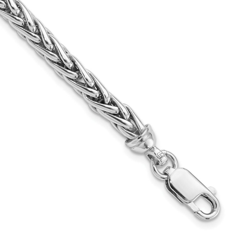 Sterling Silver Rhodium-plated 7.5 Inch Bracelet