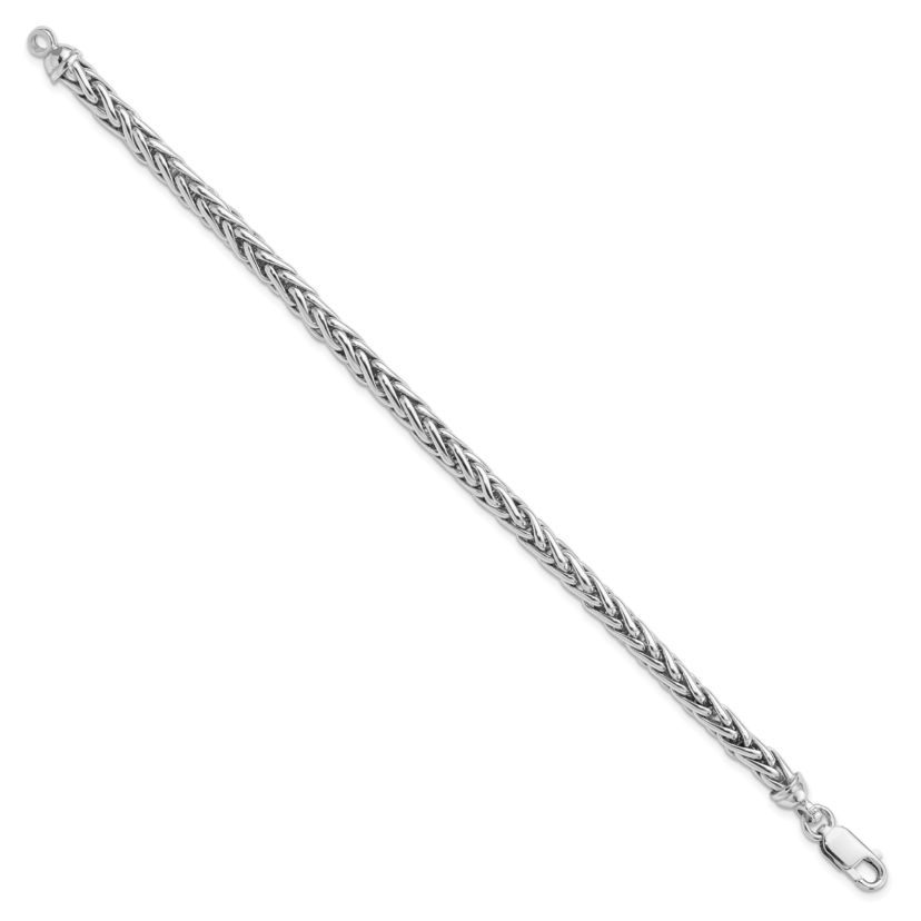 Sterling Silver Rhodium-plated 7.5 Inch Bracelet