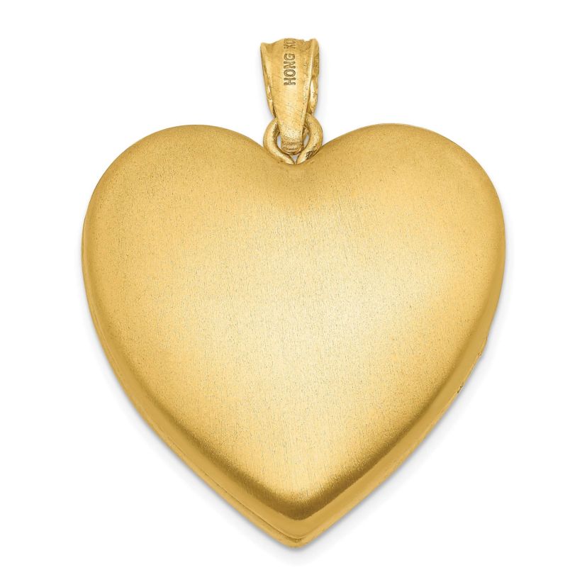 1/20 Gold Filled Grandma 23mm Enameled Family Heart Locket