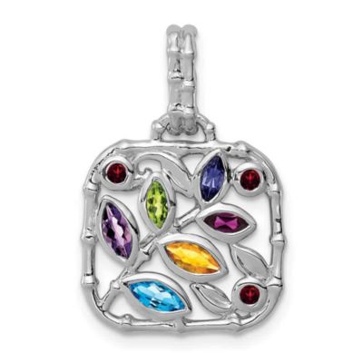 Belk  Co 18 ct tw Blue Topaz 110 ct tw Amethyst 110 ct tw Citrine 34 ct tw Peridot 110 ct tw Rhodolite Garnet 0058 ct