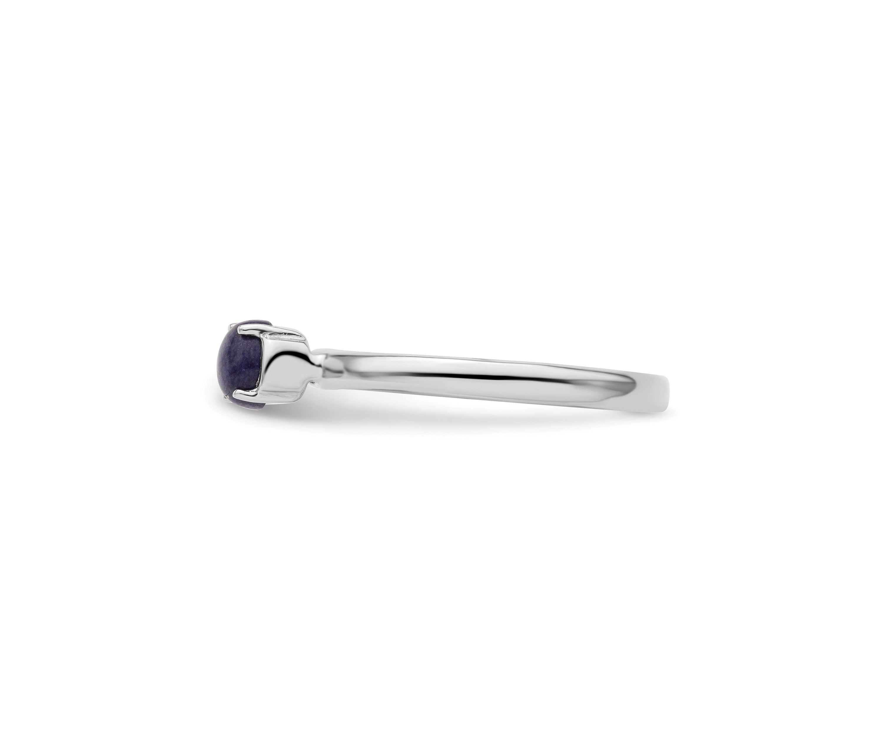 Sterling Silver Stackable Expressions Polished Blue Lapis Ring