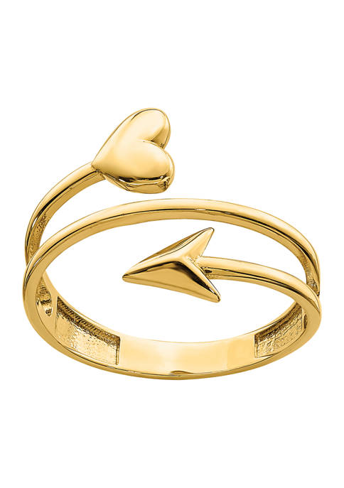 Belk & Co. 14K Yellow Gold Heart and