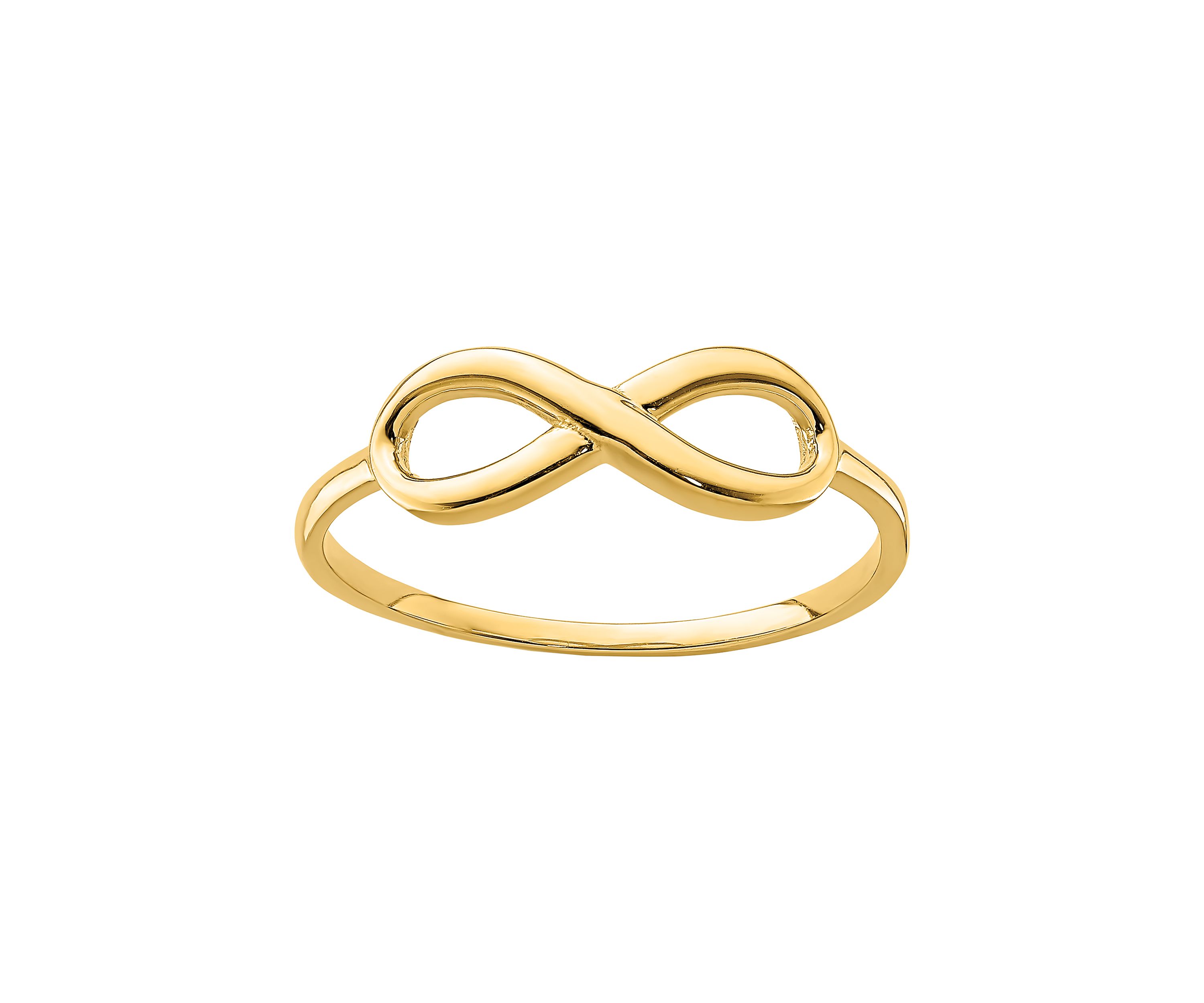 14K Yellow Gold Infinity Ring