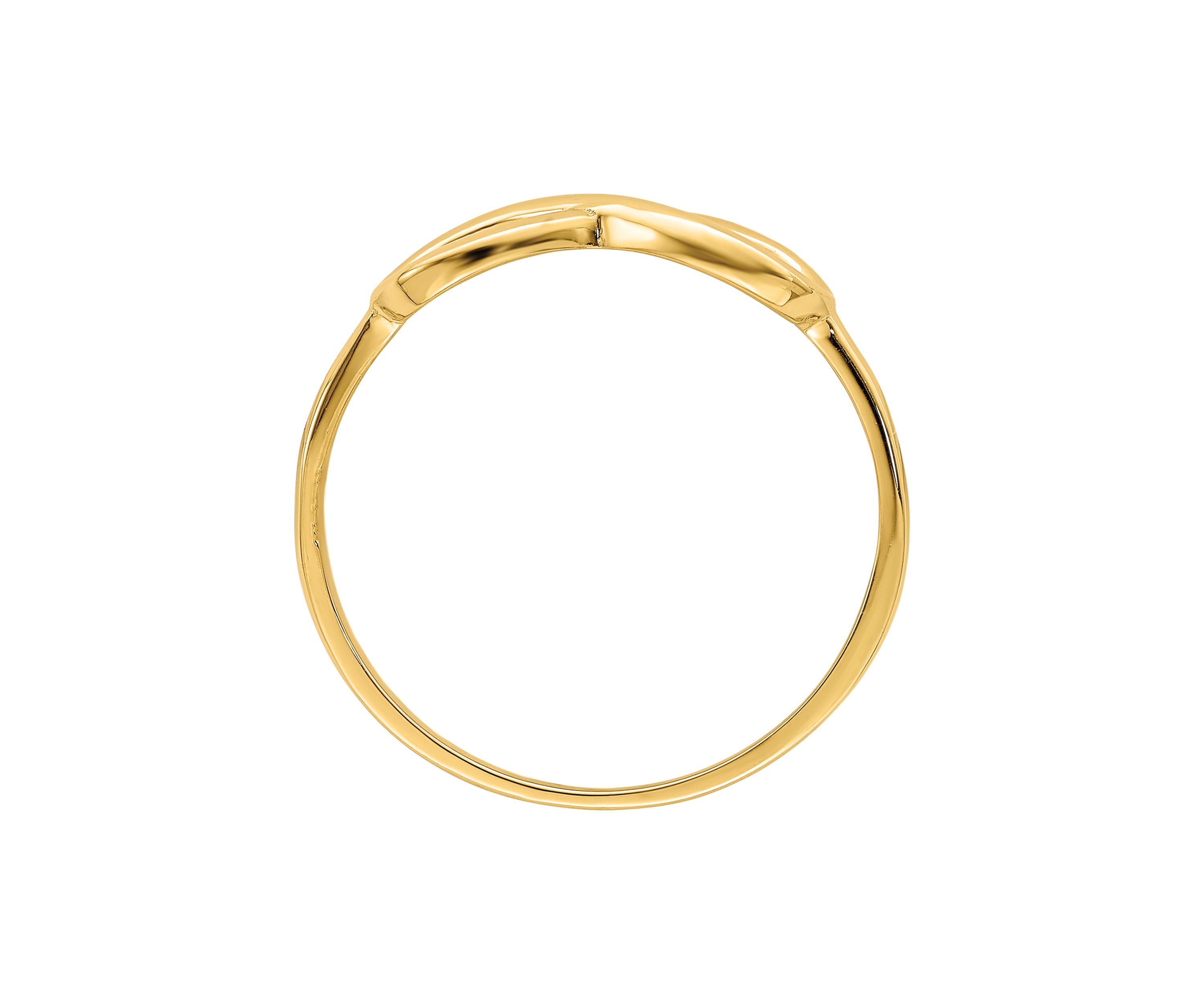 14K Yellow Gold Infinity Ring