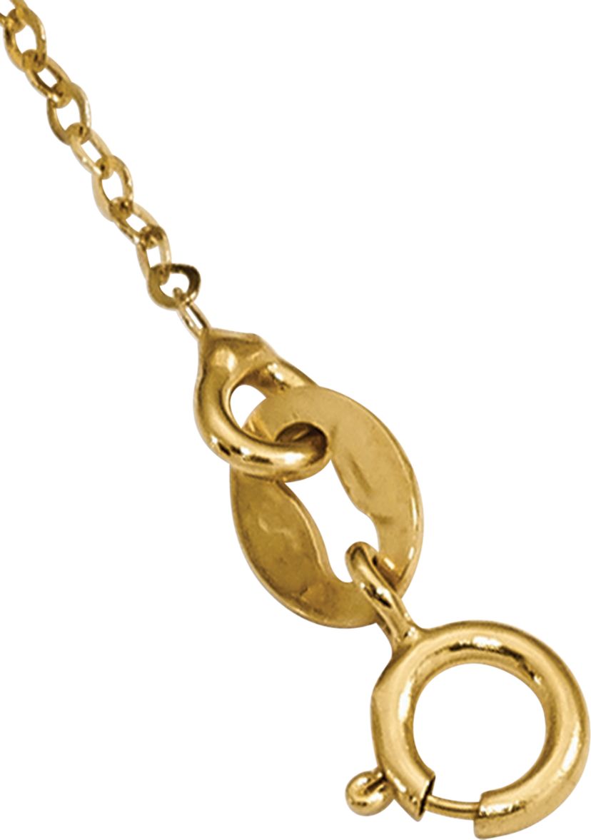 14K Yellow Gold Polished Puffed Heart 18-Inch Necklace