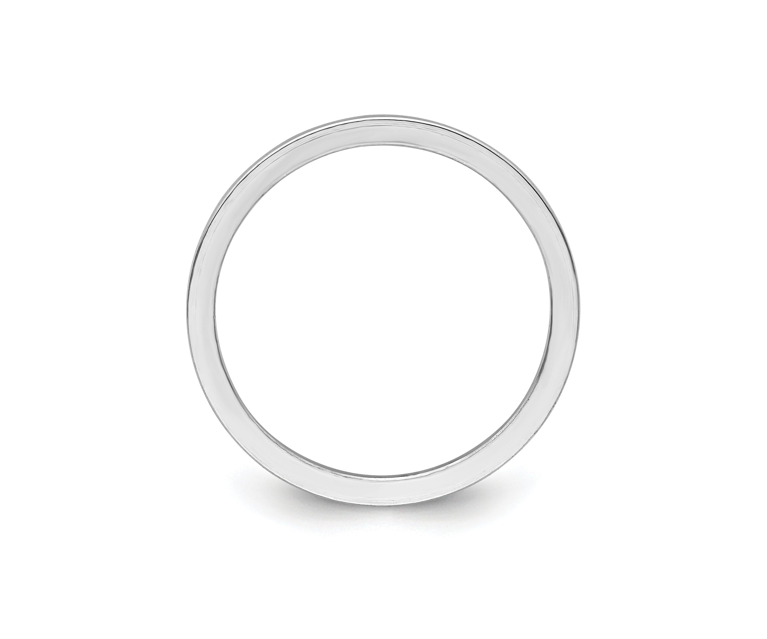14K Gold 1.2mm Flat Stackable Band