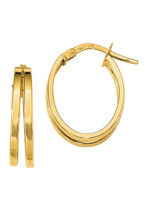 Belk & Co. 14K Yellow Gold Polished Double