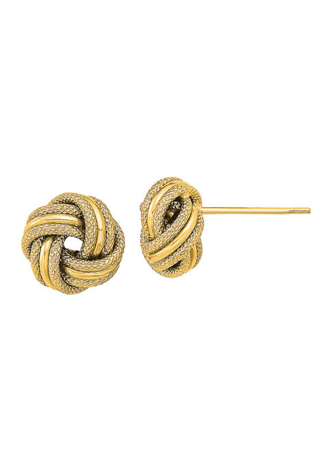 Belk & Co. 14K Yellow Gold Polished Textured