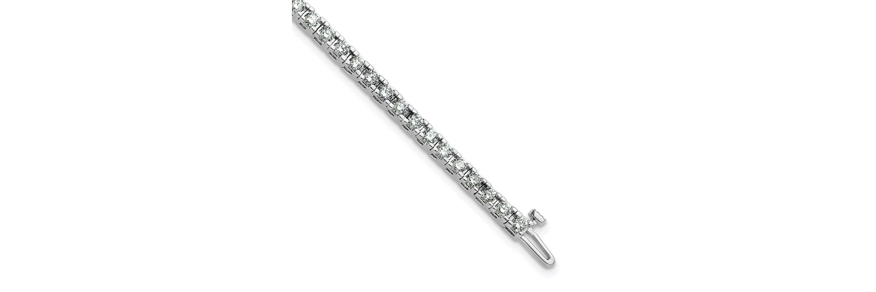 Lab Created 2.86 ct. t.w. Lab Grown Diamond Tennis Bracelet in 14K White Gold