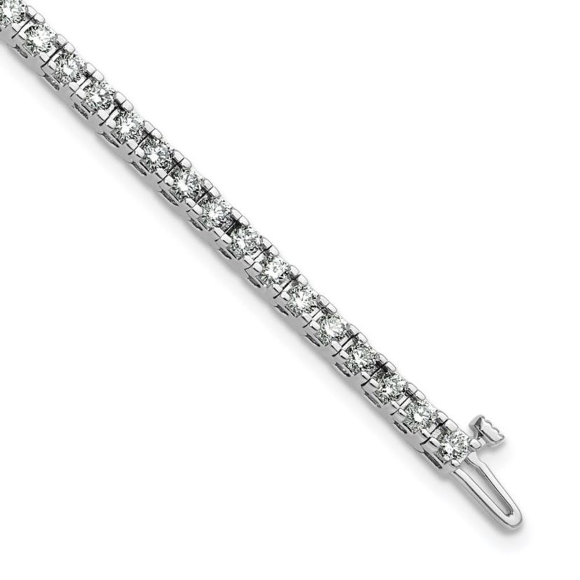 Lab Created 2.86 ct. t.w. Lab Grown Diamond Tennis Bracelet in 14K White Gold