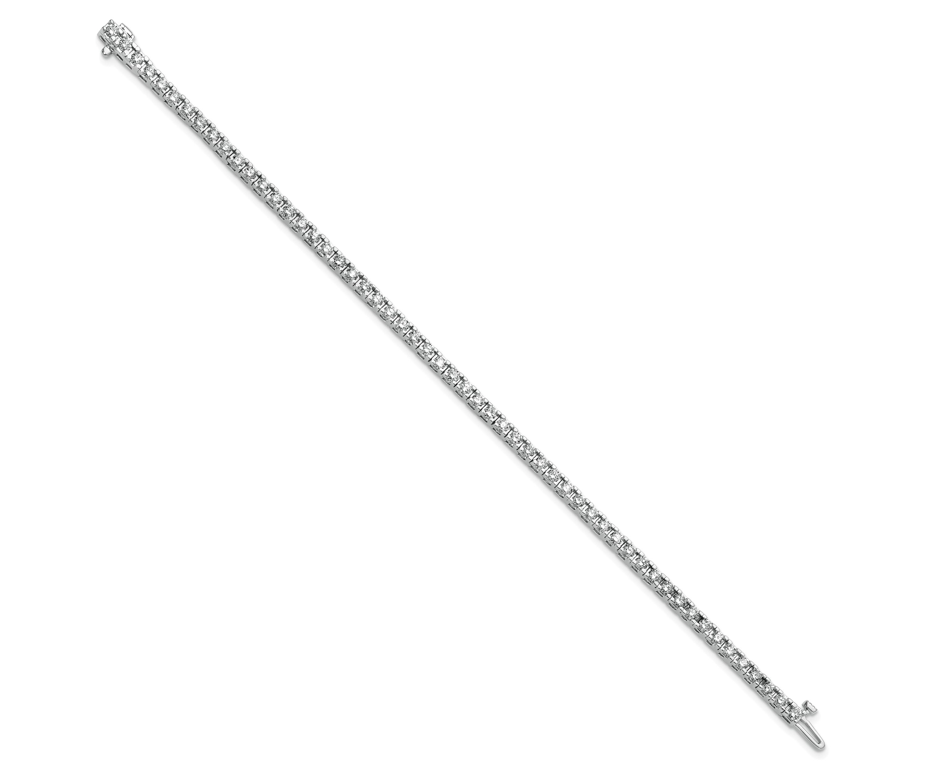 Lab Created 2.86 ct. t.w. Lab Grown Diamond Tennis Bracelet in 14K White Gold