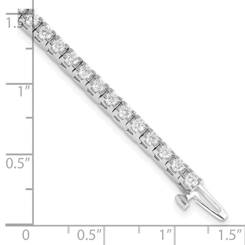 Lab Created 2.86 ct. t.w. Lab Grown Diamond Tennis Bracelet in 14K White Gold
