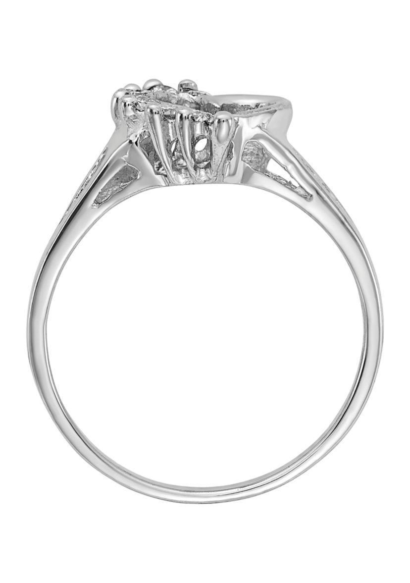 1/8 ct. t.w. Diamond Ring in 14K White Gold