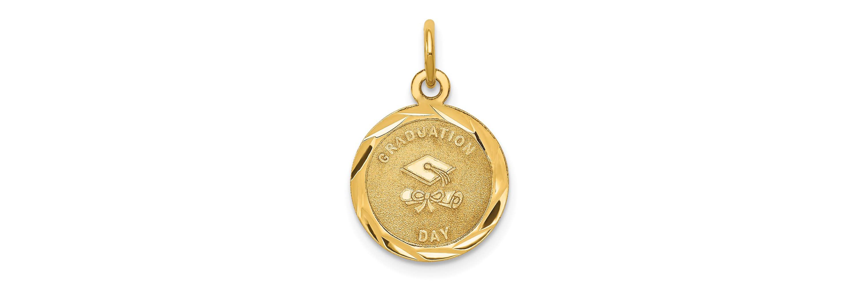 14K Yellow Gold GRADUATION DAY Charm