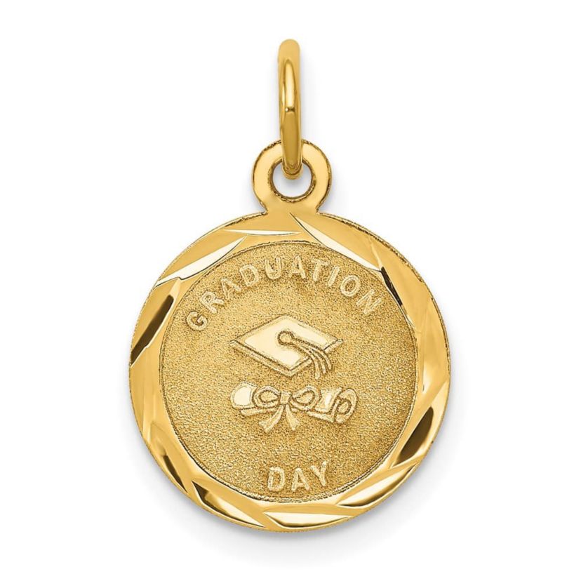 14K Yellow Gold GRADUATION DAY Charm
