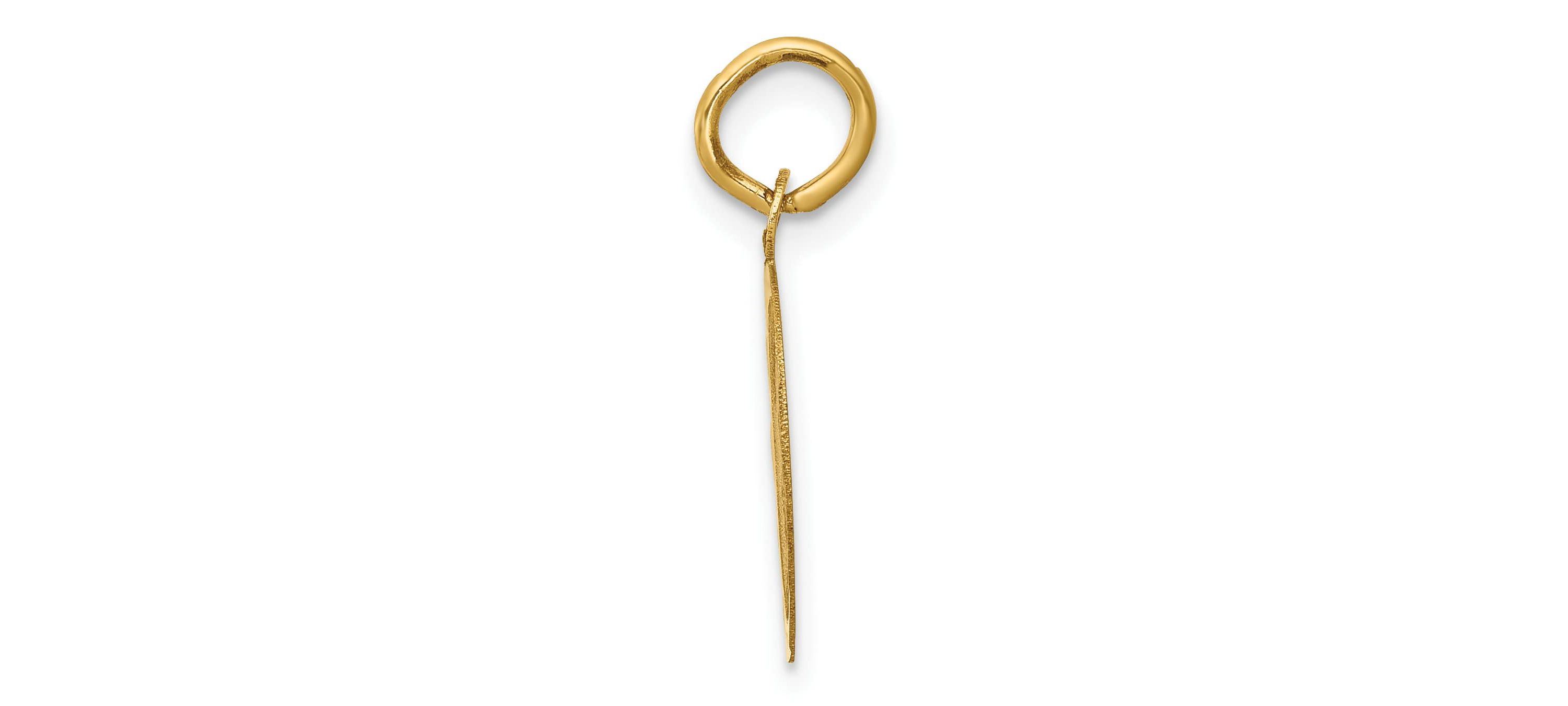 14K Yellow Gold GRADUATION DAY Charm