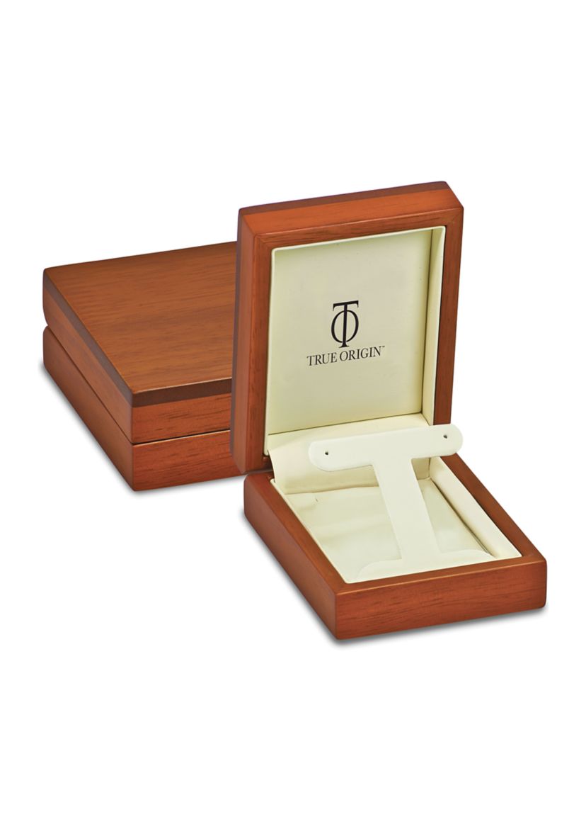 0.952 ct. t.w. Diamond Round Hoop with Safety Clasp Earrings in 14K Gold