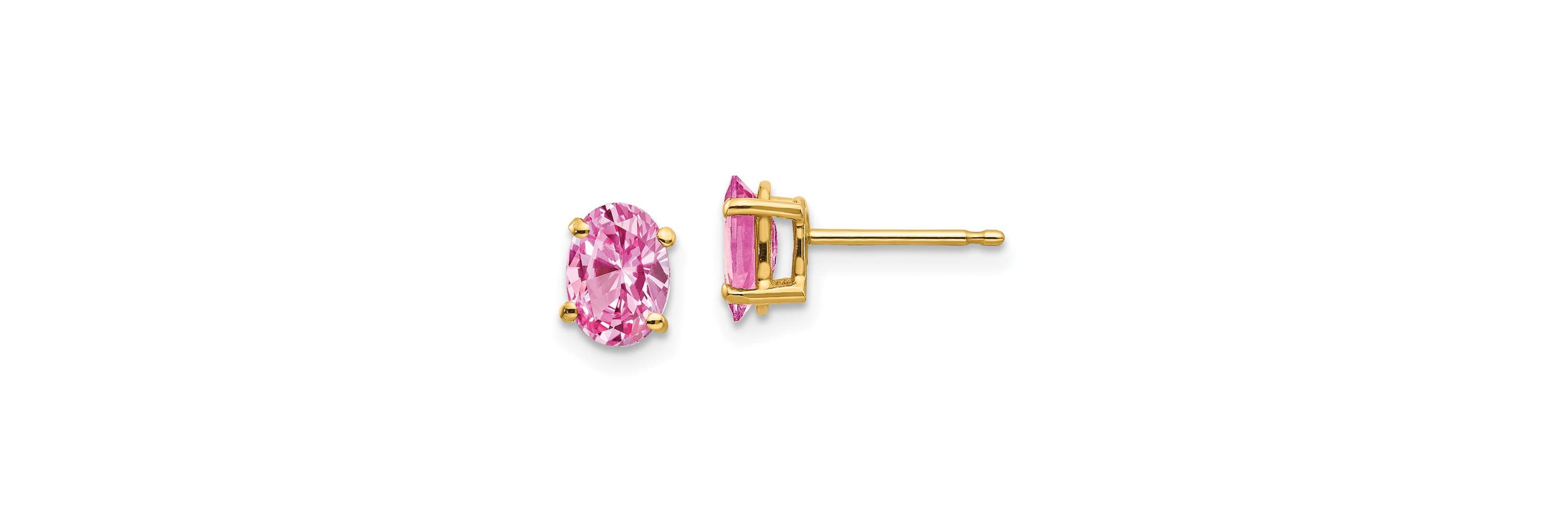 2.22 ct. t.w. Sapphire Earrings in 14K Yellow Gold