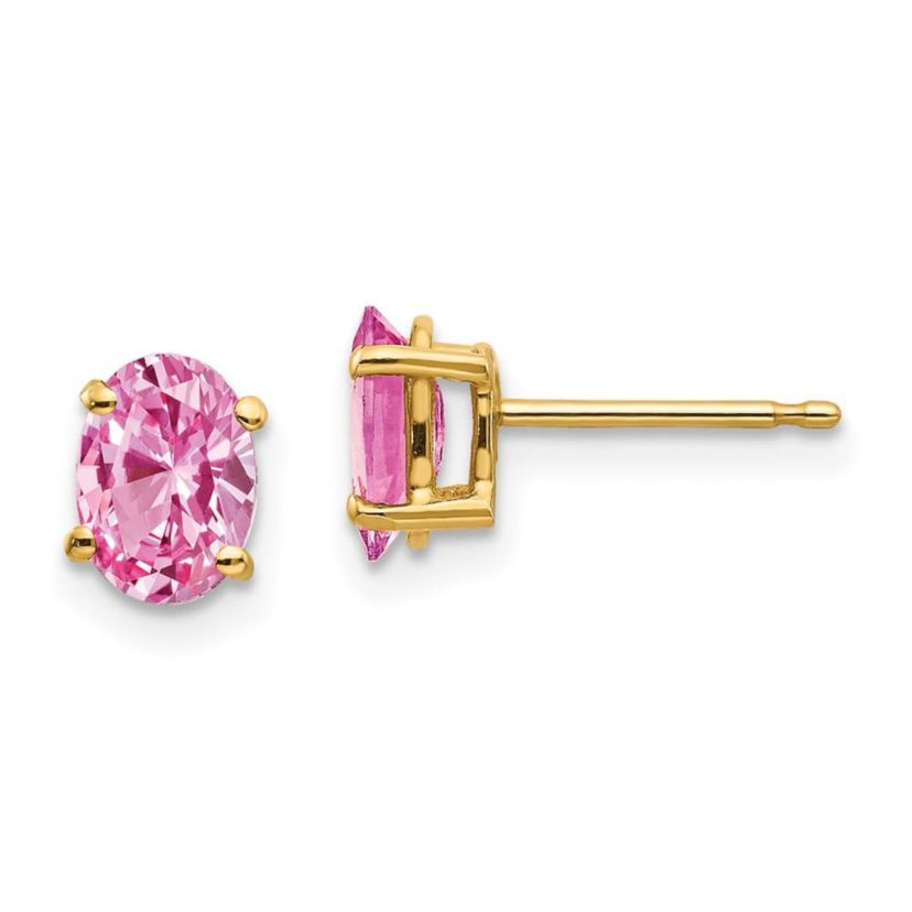 2.22 ct. t.w. Sapphire Earrings in 14K Yellow Gold